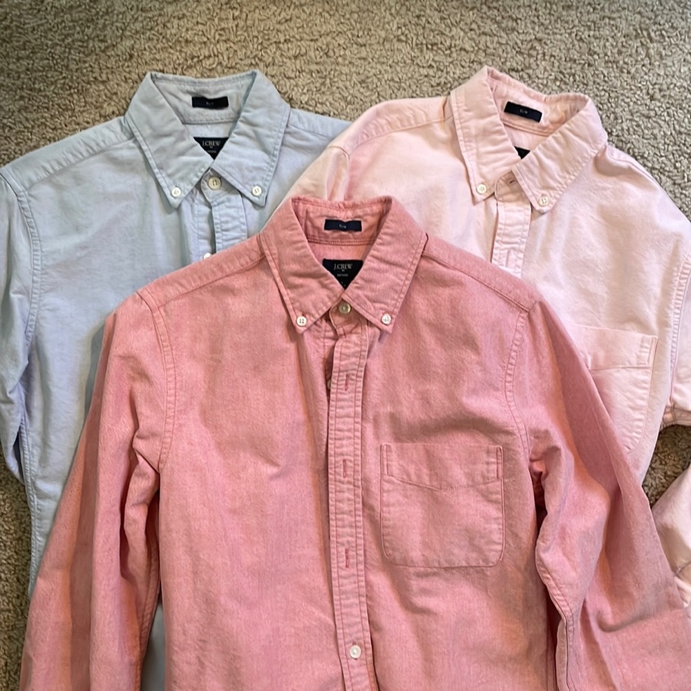3 Slim Fit Oxfords - J. Crew Factory